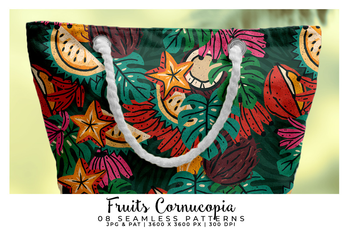 Fruits Cornucopia, a Pattern Graphic by Digital Art Creations (Photo 6 of 6)