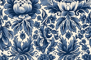 Baroque Floral Seamless Pattern