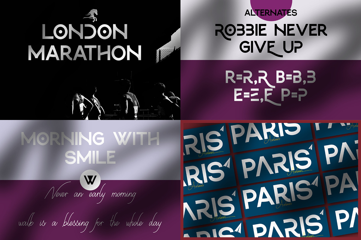 DISPLAY FONT BUNDLE, a Sans Serif Font by Andika Fez (Photo 9 of 16)