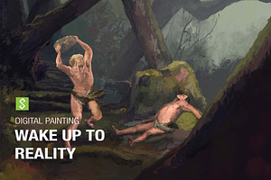 Digital Painting Wake Up To Reality