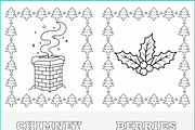 Kids Winter Holidays Coloring Pages, a Seasonal Illustration by Nuvame Arts & Designs (Thumbnail 8 of 14)