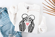 Skeleton Lovers PNG, Valentine, an Illustration by SharpMarketplace (Thumbnail 4 of 9)