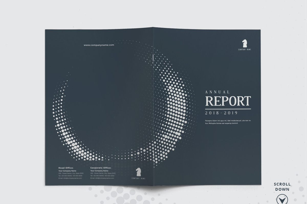 Annual Report, a Brochure Template by ThemeDevisers (Photo 3 of 4)