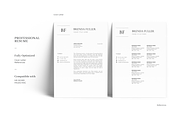 5 Page Professional Resume Template, a Resume Template by GraphicFlava (Thumbnail 4 of 8)