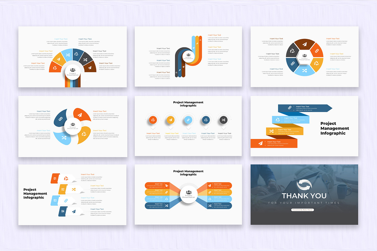 Project Management Infographic Slide, a Presentation Template by SlideStack (Photo 5 of 5)