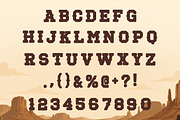 Cowboy Font, a Slab Serif Font by Fourteen Letter (Thumbnail 4 of 4)