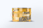 Metal Paint Bucket Mock-Up, a Product Mockup by DesignRushMarket (Thumbnail 5 of 8)
