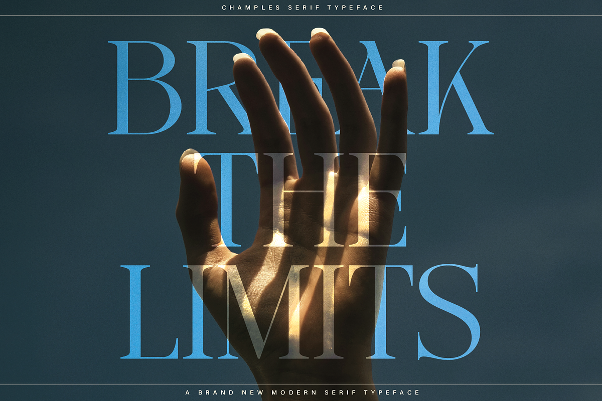 Champles A Modern Serif Typeface, a Serif Font by Comactype Foundry (Photo 18 of 20)