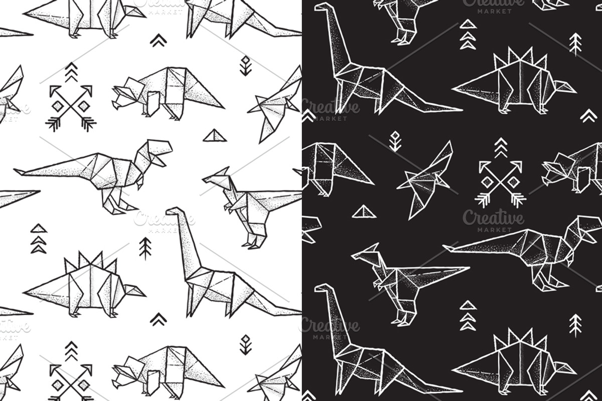Gold Geometric Patterns, a Pattern Graphic by PenguinHouse (Photo 9 of 10)