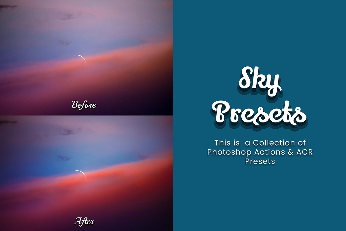 30 Sky Photoshop Collection, an Action Add-On by 3Motional (Photo 9 of 11)