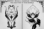 Premium Ornamental Tattoo Stencils, a Brush Add-On by ProcreateInk (Thumbnail 3 of 7)