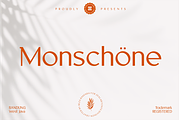 MONSCHONE, a Serif Font by Bagerich Type Foundry (Thumbnail 1 of 10)