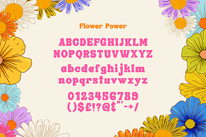 Flower Power Font