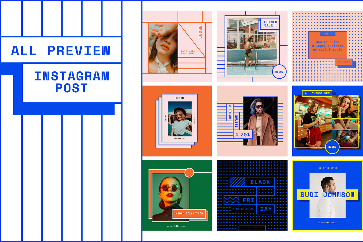 NEORD-Social Media Brand Templates, a Social Media Template by Invasi Studio (Photo 7 of 20)
