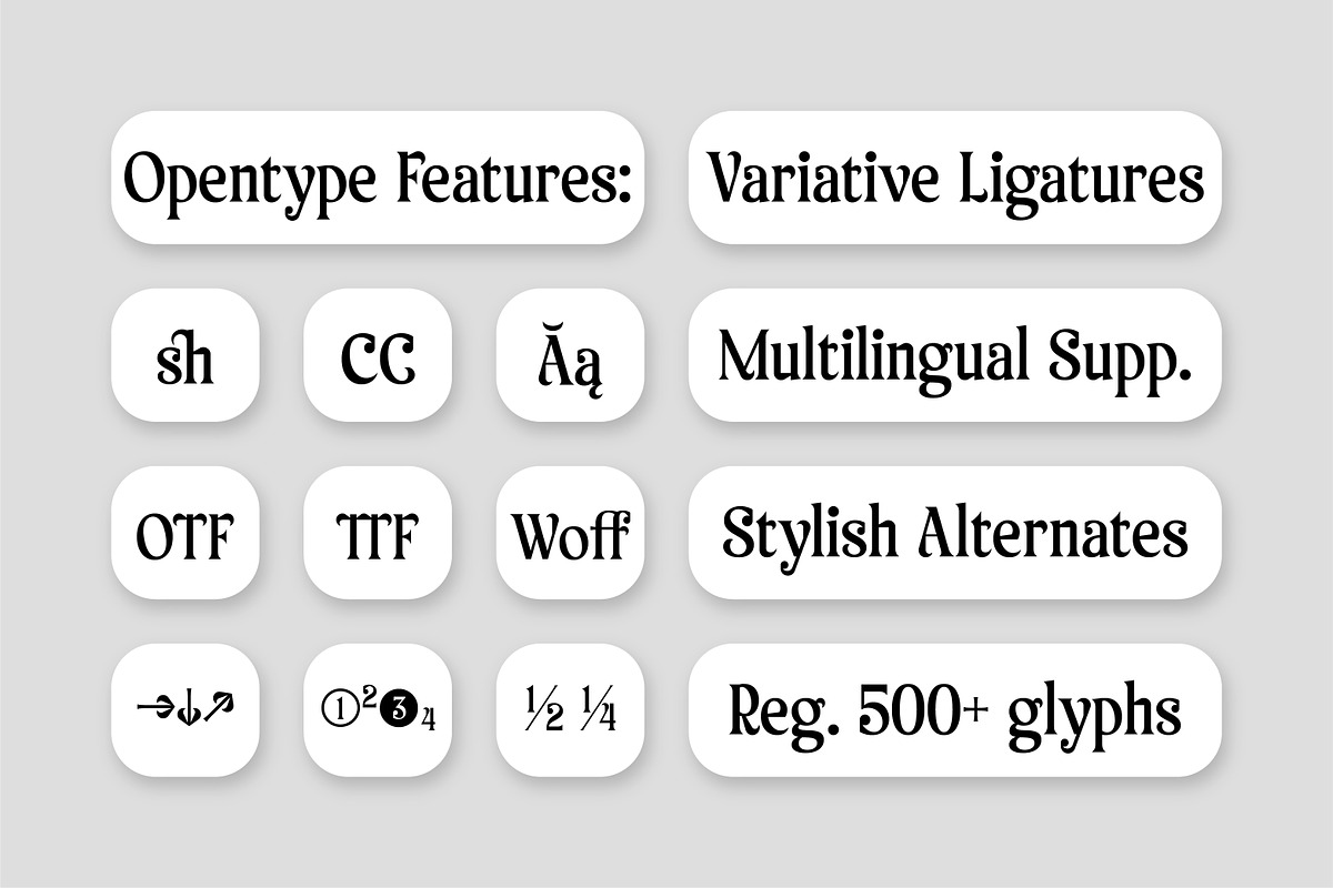 AO Tenko - Display Typeface, a Serif Font by OwunStudio (Photo 2 of 15)