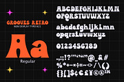 GROOVES RETRO FONT, a Handwritten Font by KengGraphic (Thumbnail 2 of 9)