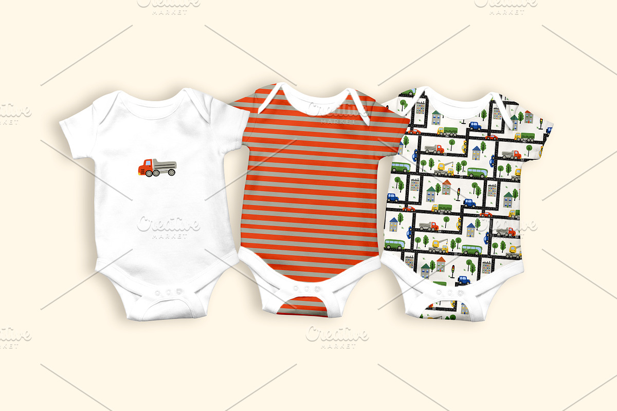 Kids Construction Seamless Patterns, a Pattern Graphic by Oksana Dovhopol Art (Photo 11 of 15)