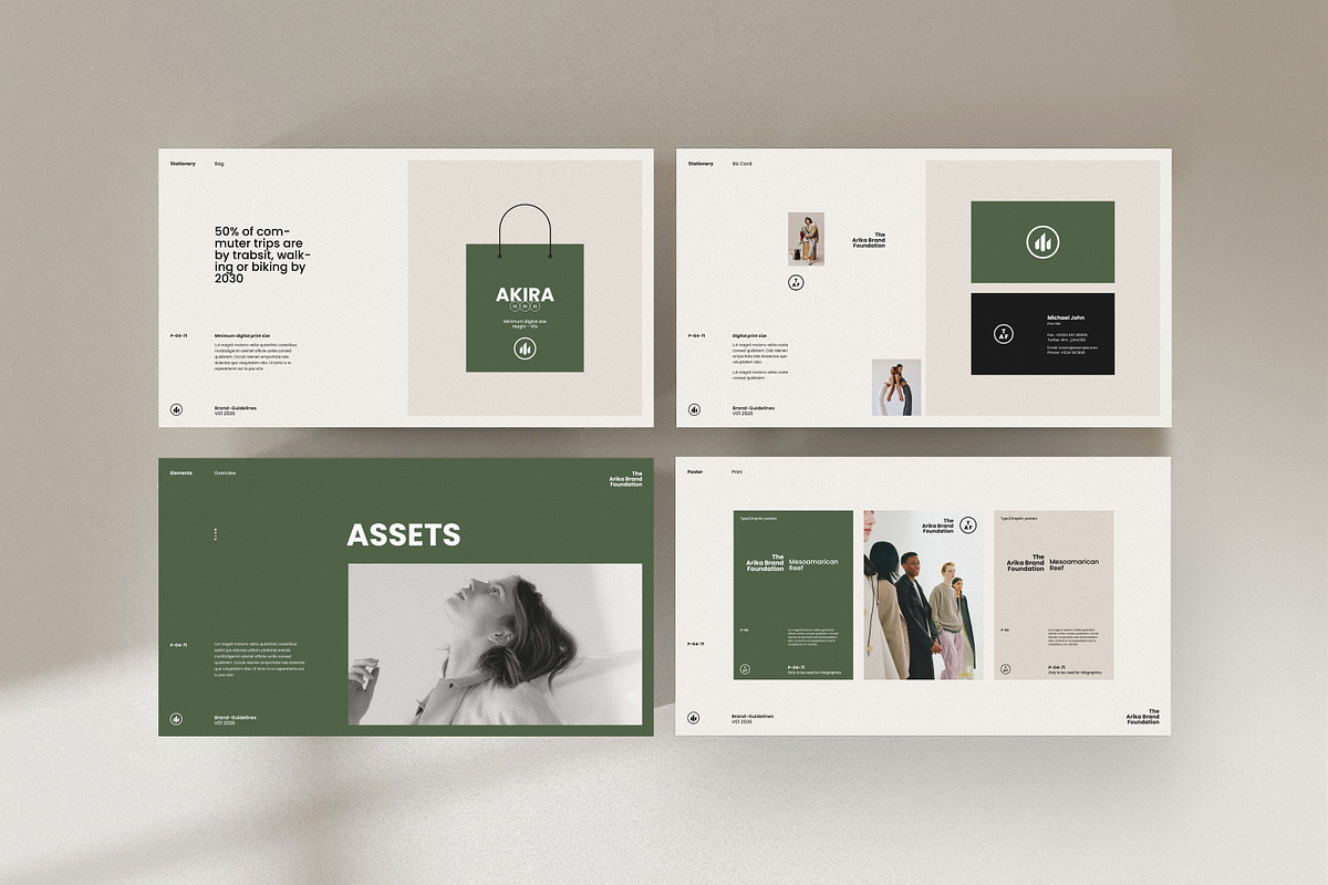 AKIRA | Brand Guidelines, a Presentation Template by S A N D Y (Photo 10 of 12)