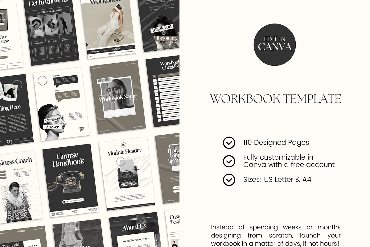 Canva Workbook Template for Coaches, a Magazine Template by Branding Babe Co. (Photo 2 of 10)