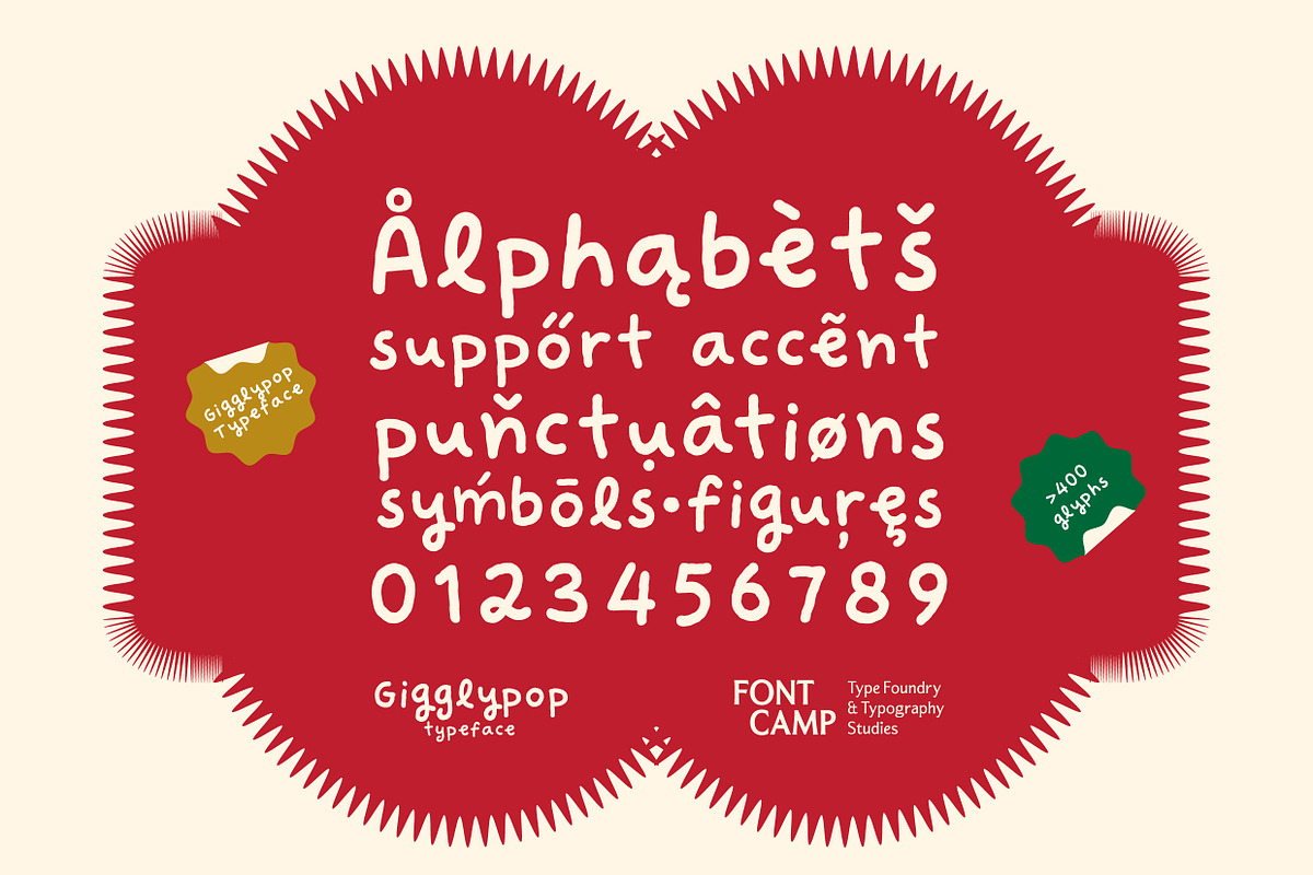Gigglypop Font, a Handwritten Font by Fontcamp Type Foundry (Photo 12 of 17)