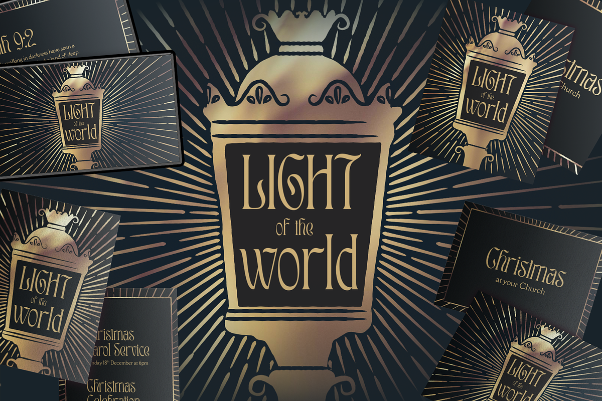 Lantern Christmas Canva Template, a Presentation Template by Greater Worth (Photo 1 of 6)