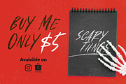 Under Terror - Creepy Rough Font, a Font by Sarid Ezra (Thumbnail 6 of 8)