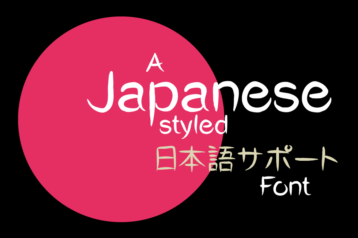 Okashi シ Typeface preview 7