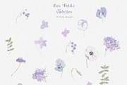 Purple Cottagecore Flowers PNG, a Decorative Illustration by whiteheartdesign (Thumbnail 5 of 17)