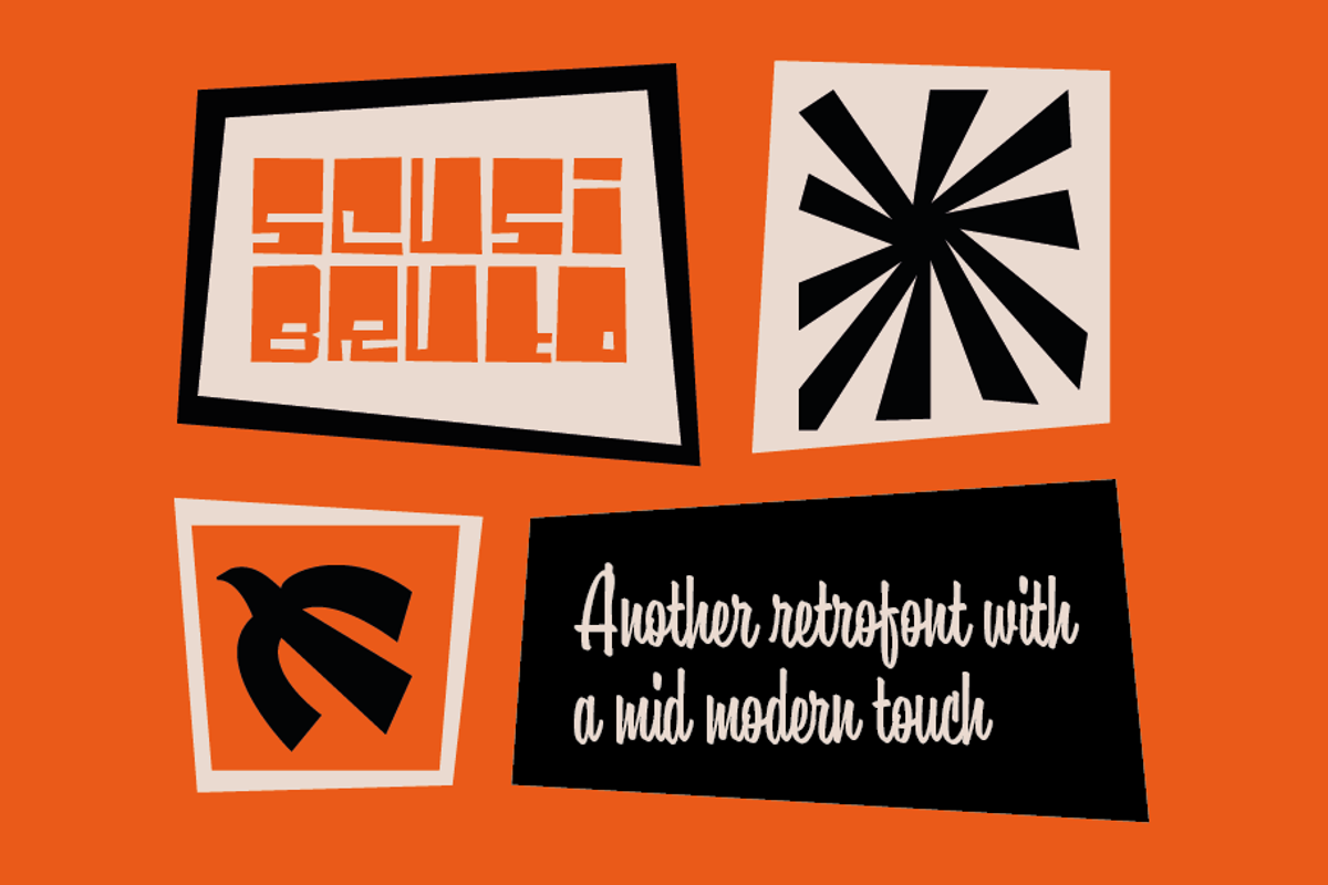 Scusi Bruto Font - 30% Off!!, a Handwritten Font by Francis Chouquet (Photo 1 of 7)