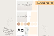 Feminine Brand Mood Board Templates, a Books & Magazine Mockup by Design Unique (Thumbnail 2 of 6)