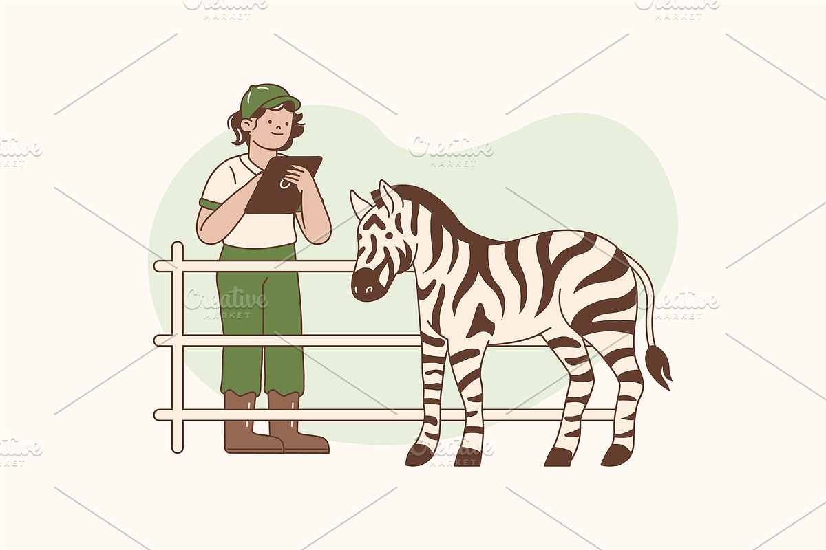 Zoologists Illustration, an Object Graphic by Jump Studio (Photo 13 of 14)