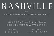 Nashville | Elegant Serif Typeface, a Serif Font by Josh O. (Thumbnail 6 of 6)