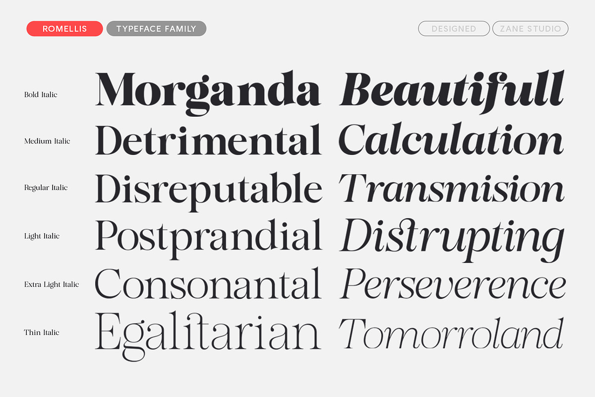 Romellis – Editorial Serif Typeface, a Serif Font by Zane Studio (Photo 8 of 15)