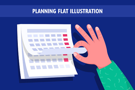 Professional planning schedule conce