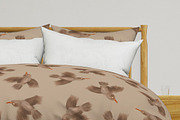 Birds motifs brown tones, a Pattern Graphic by Nocito Design (Thumbnail 3 of 6)