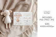 7x5 Baby Shower Card Mockup, a Mockup by EmpaviMockups (Thumbnail 7 of 7)