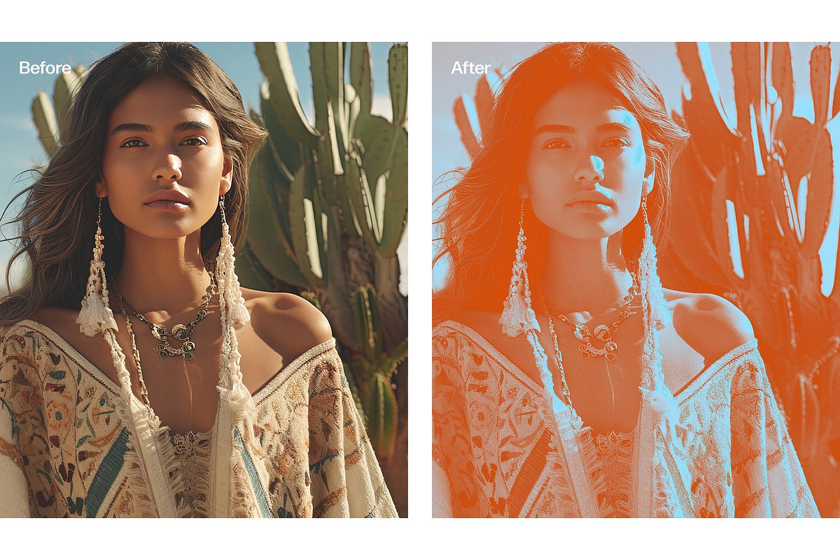 Duotone Photo Effect Template, a Layer Style Add-On by DesignerCandies (Photo 2 of 7)