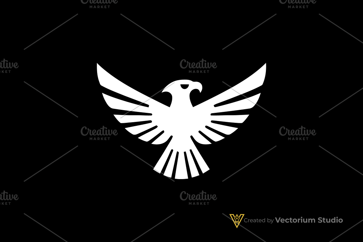 Minimalist Eagle Wings Logo, a Branding & Logo Template by Vectorium Studio (Photo 5 of 5)
