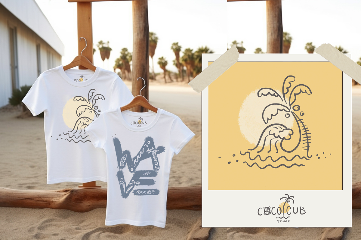 Boys Surf Print Pattern Collection, a Decorative Illustration by Coco & Cub Studio (Photo 7 of 11)