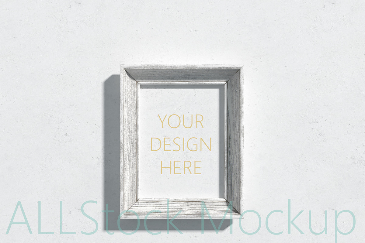 White Frame Mockup, a Presentation Template by Allstock (Photo 1 of 2)