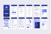 Mobile App UI Kit, a Templates & Theme by alexdndz (Thumbnail 5 of 21)