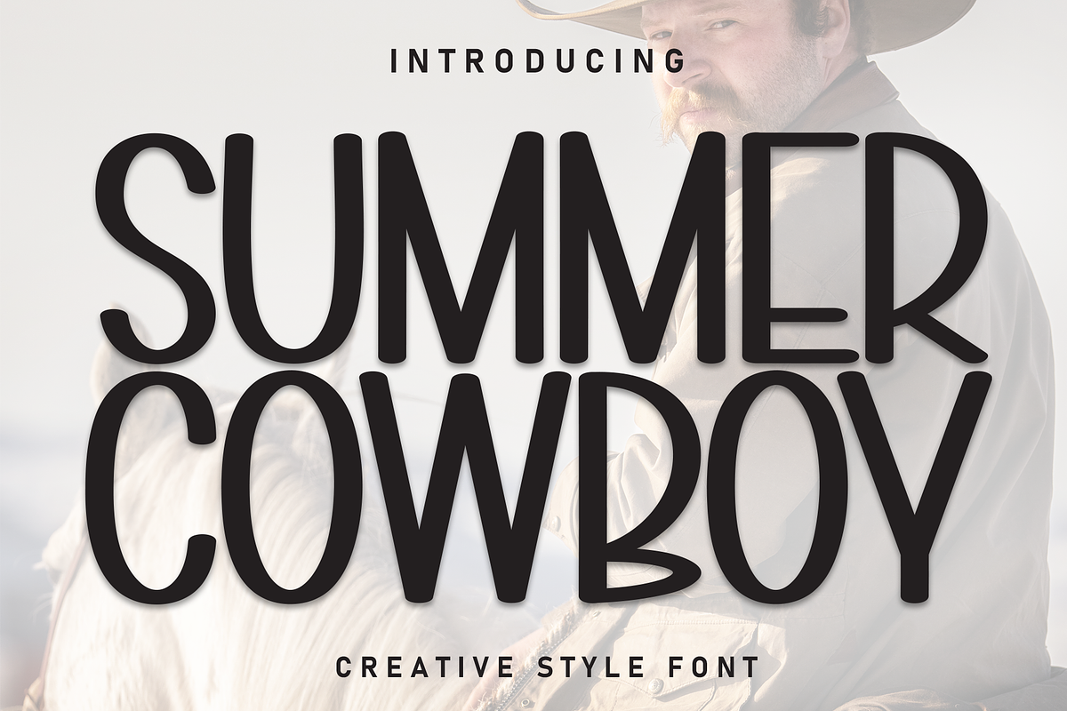 Summer Cowboy | Script Font, a Script Font by Scratchones (Photo 1 of 8)