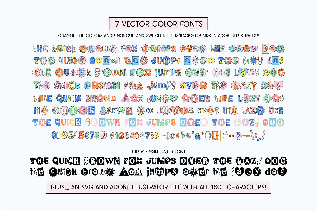 HAPPY RANSOM Boho Floral Cutout Font, a Handwritten Font by Blush Font Co. (Photo 3 of 13)