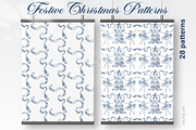 Festive Christmas patterns, a Decorative Illustration by LanaDzi (Thumbnail 11 of 25)