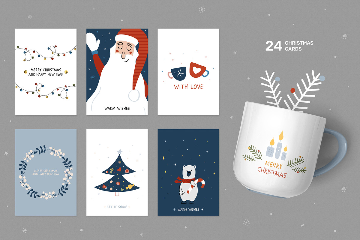 Christmas Time - Cards & Patterns, a Pattern Graphic by simpleblues (Photo 3 of 9)