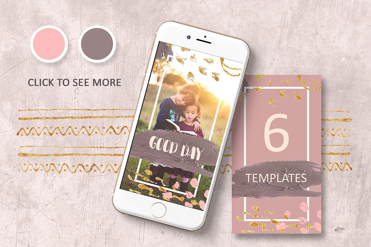Instagram stories template, a Social Media Template by Integrity_store (Photo 4 of 9)