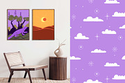 DESERT: clipart, cards, patterns, a Seasonal Illustration by Elliko shop (Thumbnail 8 of 13)