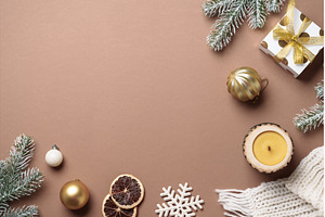 Mocha Mousse trendy color 2025, a Holiday Photo by Nadia-nb