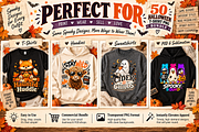 50 Halloween T-Shirt PNG Bundle, an Object Graphic by Designertale (Thumbnail 7 of 11)
