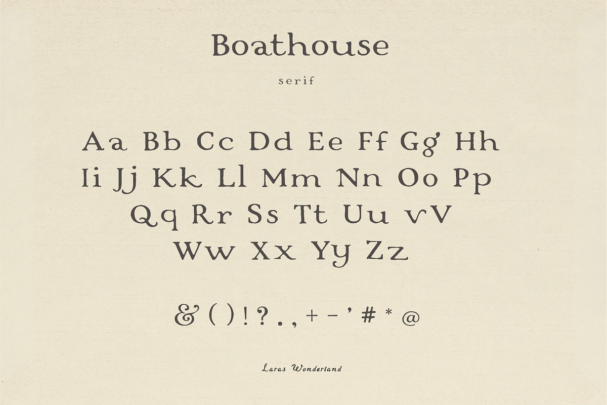 Vintage Serif & Calligraphy Script, a Handwritten Font by Laras Wonderland (Photo 19 of 21)